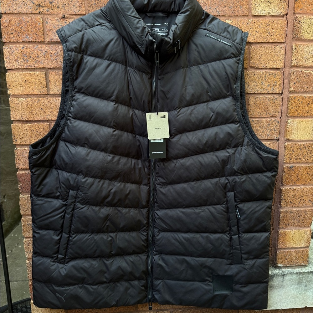 Porsche Design Puma Men' Black Puffer Vest
